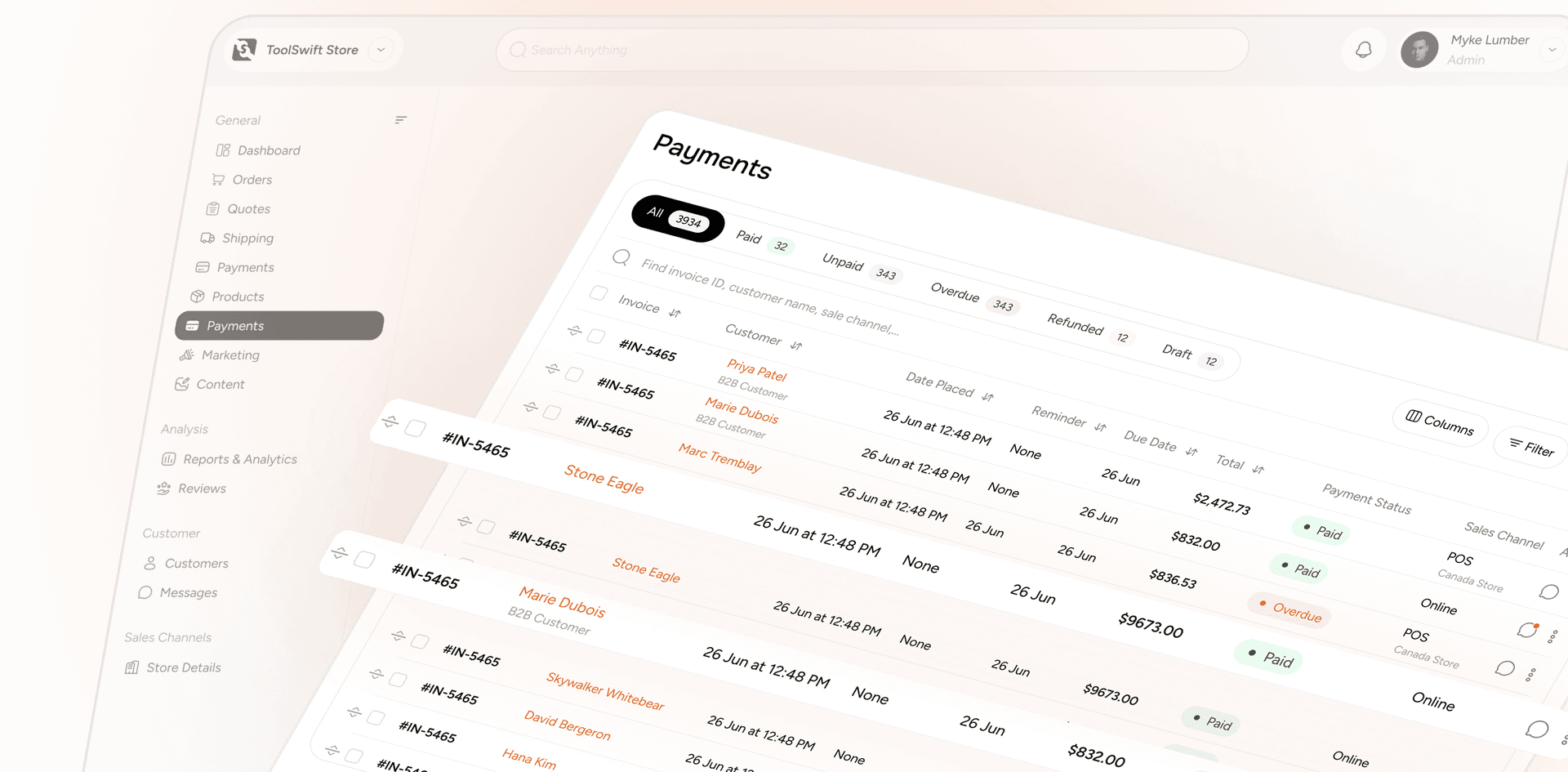 A payments dahboard to handle all B2B payments